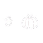 SIZZIX MAGNETIC ЩАНЦИ ЗА ИЗРЯЗВАНЕ - MINI ACORN&PUMPKIN SET