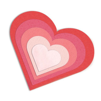 SIZZIX FRAMELITS ЩАНЦИ ЗА ИЗРЯЗВАНЕ - HEARTS