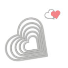 SIZZIX FRAMELITS DIES - HEARTS