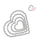 SIZZIX FRAMELITS ЩАНЦИ ЗА ИЗРЯЗВАНЕ - HEARTS, SCALLOP