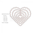 SIZZIX FRAMELITS ЩАНЦИ ЗА ИЗРЯЗВАНЕ - HEARTS, SCALLOP