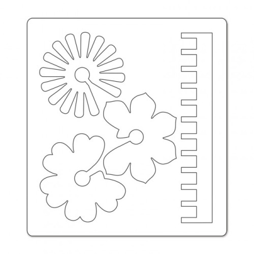 SIZZIX BIGZ DIE CUTTING DIES - FLOWERS, 3-D # 4