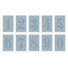 SIZZIX ПАПКИ ЗА РЕЛЕФ - NUMBERS SET