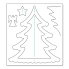 SIZZIX BIGZ ЩАНЦИ ЗА ИЗРЯЗВАНЕ - CHRISTMAS TREES, 3-D