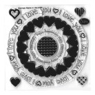 SIZZIX FRAMELITS ЩАНЦИ ЗА ИЗРЯЗВАНЕ - I LOVE YOU