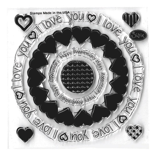 SIZZIX FRAMELITS ЩАНЦИ ЗА ИЗРЯЗВАНЕ - I LOVE YOU
