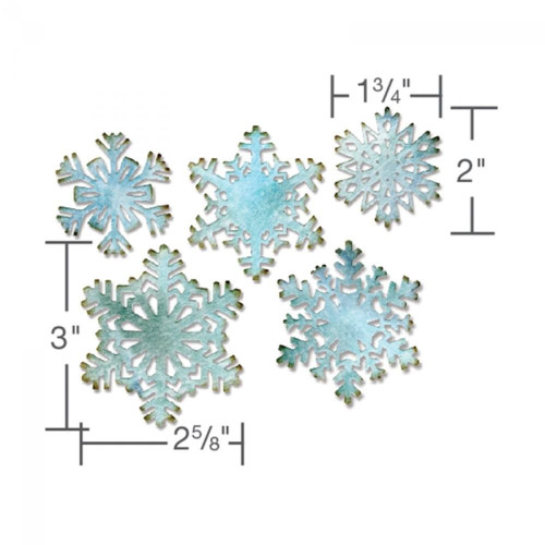 SIZZIX THINLITS ЩАНЦИ ЗА ИЗРЯЗВАНЕ - PAPER SNOWFLAKES
