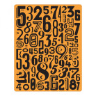 SIZZIX ПАПКИ ЗА РЕЛЕФ - NUMERIC