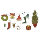 SIZZIX THINLITS ЩАНЦИ ЗА ИЗРЯЗВАНЕ - FESTIVE THINGS