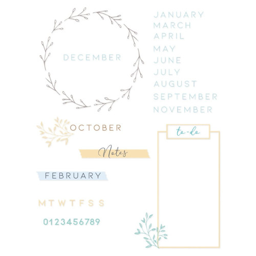 SIZZIX STAMPS - JOURNAL STAMPS