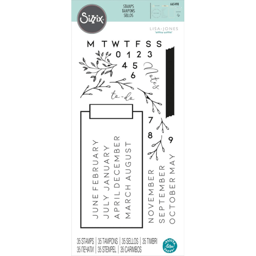 SIZZIX STAMPS - JOURNAL STAMPS