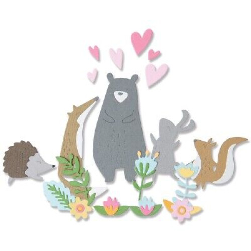 SIZZIX THINLITS ЩАНЦИ ЗА ИЗРЯЗВАНЕ -QUIRKY ANIMALS