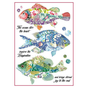 STAMPERIA DECOUPAGE RICE PAPER A4 - DFSA4296