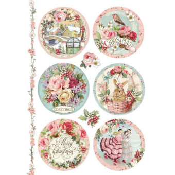 STAMPERIA DECOUPAGE RICE PAPER A4 - DFSA4314