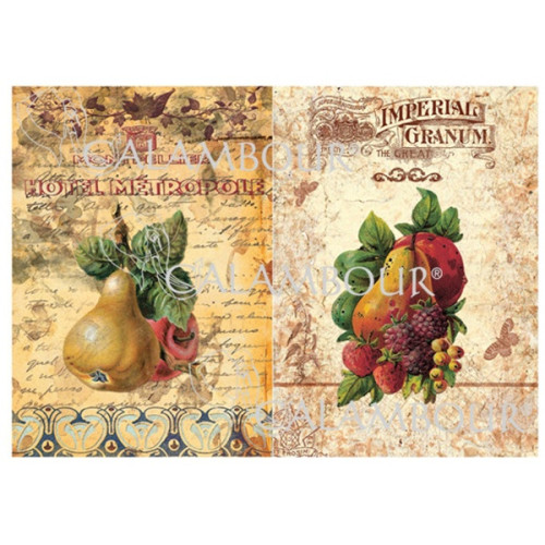 CALAMBOUR ДЕКУПАЖНА ХАРТИЯ 48/33 СМ - DGR 116