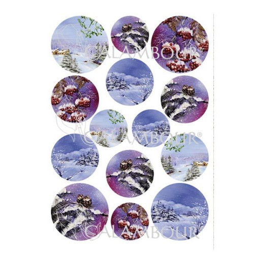 CALAMBOUR DECOUPAGE PAPER 48/33 CM - PAU 29