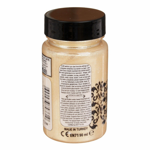 CADENCE ACRYLIC PAINT METALLIC DORA HYBRID 90 ML-CHAMPAGNE7172