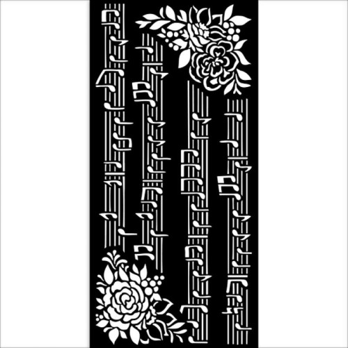 STAMPERIA MEDIA STENCIL - ШАБЛОН 12 Х 25 СМ - KSTDL73