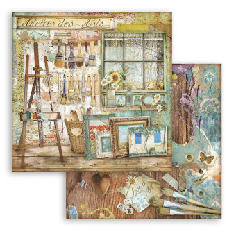 STAMPERIA DESIGNER CARD 30.5/30.5 CM - SBB775