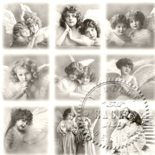SAGEN VINTAGE САЛФЕТКИ ЗА ДЕКУПАЖ 33/33 СМ - 80001