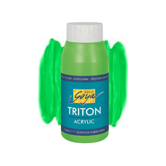 SOLO GOYA АКРИЛНА БОЯ TRITON 750 МЛ. - YELLOWISH GREEN 17022