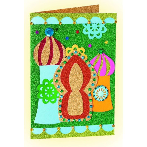 FOLIA ГЛИТЕР КАРТОН 24/34 300 ГР. 5 ЛИСТА ОРИЕНТАЛ