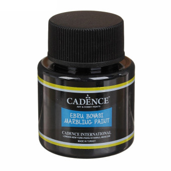 CADENCE БОЯ С МРАМОРЕН ЕФЕКТ EBRU 45 МЛ. - BLACK 860