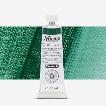 SCHMINCKE МАСЛЕНА БОЯ NORMA PROFESSIONAL 35 ML CHROME OXIDE GREEN BRILLIANT