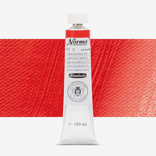 SCHMINCKЕ МАСЛЕНА БОЯ NORMA PROFESSIONAL 120 ML CADMIUM RED