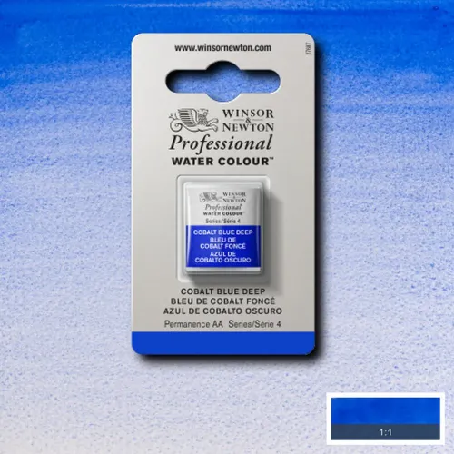W&N АКВАРЕЛНА БОЯ PROFESSIONAL H/PAN - COBALT BLUE DEEP