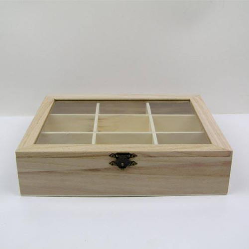 NEWART WOODEN BOX 22/18/5 CM - AS-WB52 - GR037