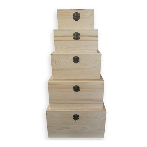 NEWART WOODEN DECORATION BOXES SET - AS-WB71 - GR041