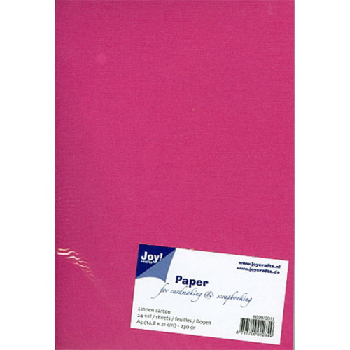 JOY CRAFTS ДИЗАЙНЕРСКИ ЛЕНЕН КАРТОН А5, 230 ГР - 8099/0011