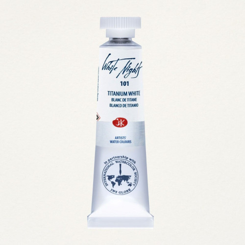 LENINGRAD WATERCOLOUR PAINT TUBE 10 ML. - TITANIUM WHITE
