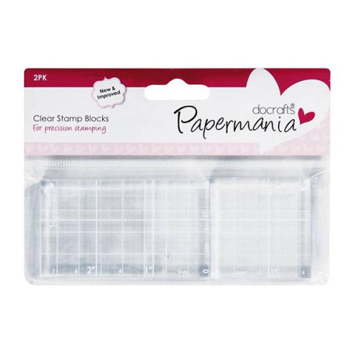 DOCRAFTS ACRYLIC BLOCKS FOR STAMPS 2PCS - PMA9031000