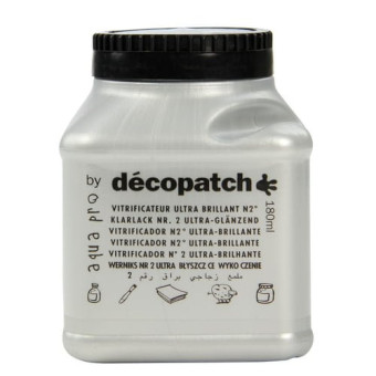 DECOPATCH WATER-BASED TOP COAT GLOSS 180 ML - VAUB180B