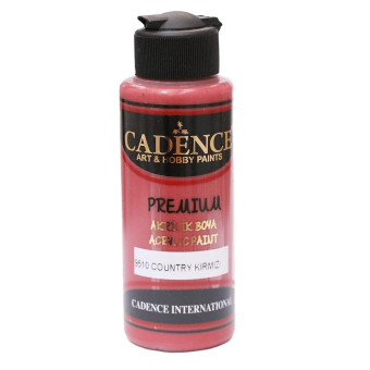CADENCE АКРИЛНА БОЯ PREMIUM 120 МЛ. - COUNTRY RED 9510