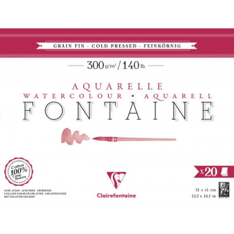 CLAIREFONTAINE СКИЦНИК FONTAINE COLD PRESSED 31/41 300ГР 20Л