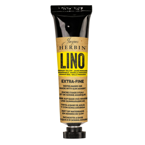 JACQUES HERBIN INK FOR LINOGRAPHY 35ML PRIMARY YELLOW 80553T