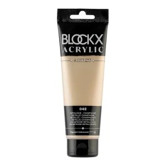BLOCKX АКРИЛНА БОЯ METALLIC CHAMPAGNE 120ML 60042BXC