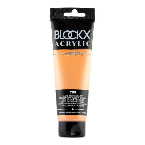 BLOCKX АКРИЛНА БОЯ PEARLY YELLOW-ORANGE 120ML 60765BXC