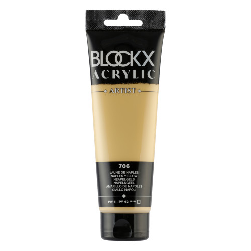 BLOCKX АКРИЛНА БОЯ NAPLES YELLOW 120ML 60706BXC