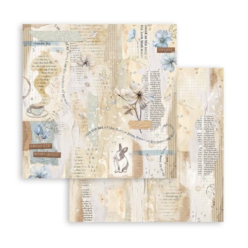 STAMPERIA SECRET DIARY ДИЗАЙНЕРСКИ КАРТОН 30,5/30,5СМ-SBB990