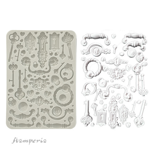 STAMPERIA GOLDEN HARMONY SILICONE MOLD KACMA537