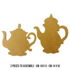 STAMPERIA HOUSE OF ROSES МДФ ЕЛЕМЕНТИ TEA POT - KLSM42