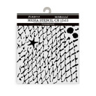 STAMPERIA SILENT SEA TEMPLATE 12 X 12 CM-KSTDS-39