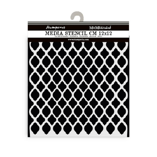 STAMPERIA TIMELESS TEMPLATE 12 X 12 CM-KSTDS-48