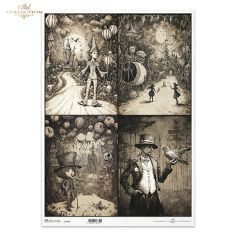 ITD COLLECTION ДЕКУПАЖНА ОРИЗОВА ХАРТИЯ А3 - R1355L