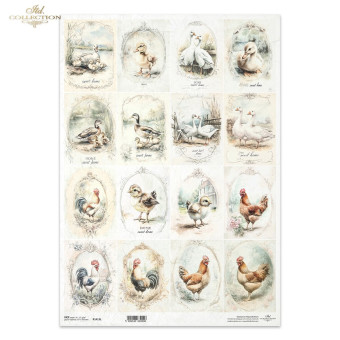 ITD COLLECTION ДЕКУПАЖНА ОРИЗОВА ХАРТИЯ А3 - R1413L