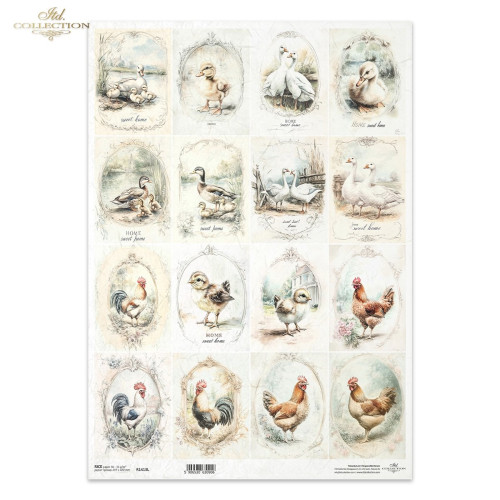 ITD COLLECTION ДЕКУПАЖНА ОРИЗОВА ХАРТИЯ А3 - R1413L